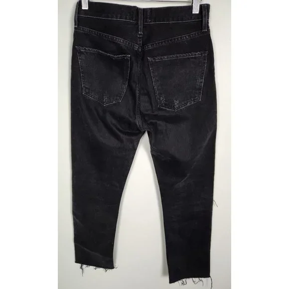 AGOLDE Women's Sz. 26 Cherie High Rise Straight In Distortion - Picture 5 of 7